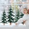 StaticPoster; 124 PCS Large Christmas Clings for Windows Trees Snowflake Window Clings Christmas Decorations; Category:Christmas Stickers; Image:5